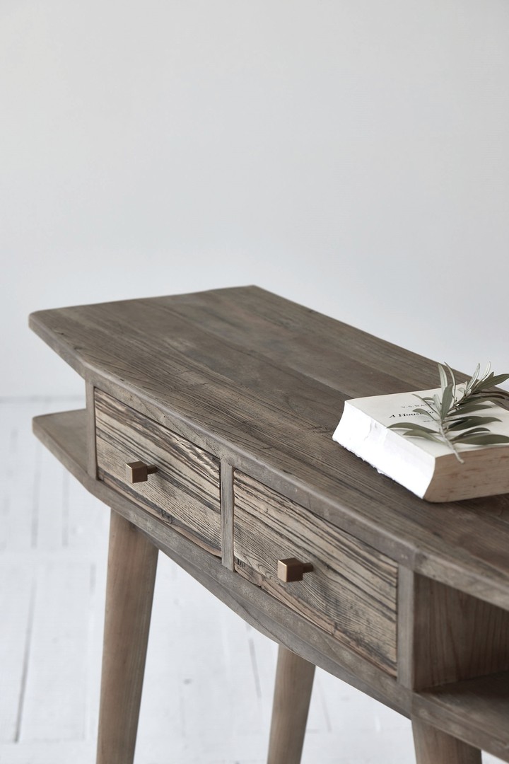 SANTOS CONSOLE TABLE RECYCLED ELM image 4